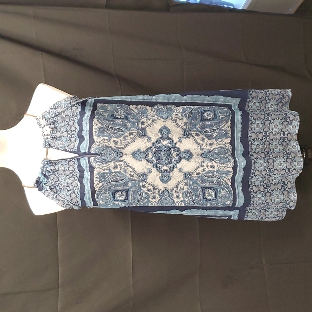 MNG Casual Boho Sack Dress SZ MD